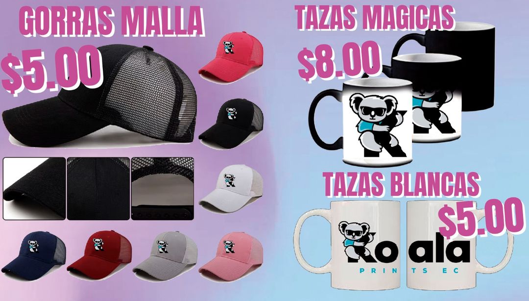 Tazas y gorras