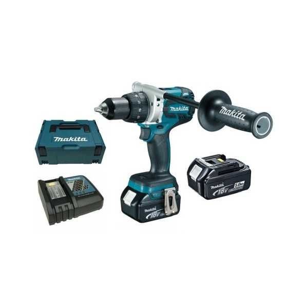 Mașină de găurit cu percuție Makita DHP486RTJ 18 V 0 - 2100 percauții/min