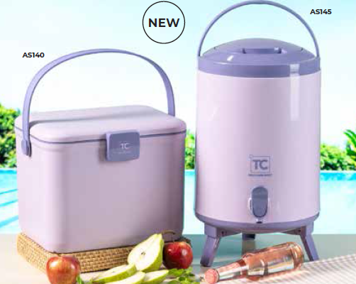 Cooler Box 10Lt + Dispenser 10Lt - Lilac (New)