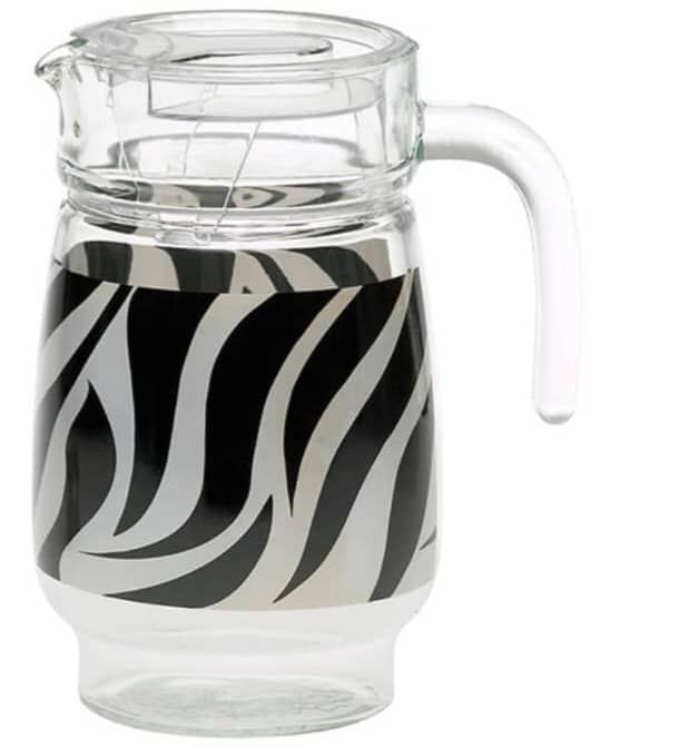 Zebra Jug with Lid - 1.4Lt                                       