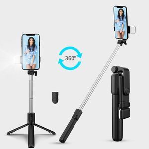 Tripod stand bluetooth selfie stick