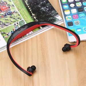 Red wireless bluetooth card fm headphones