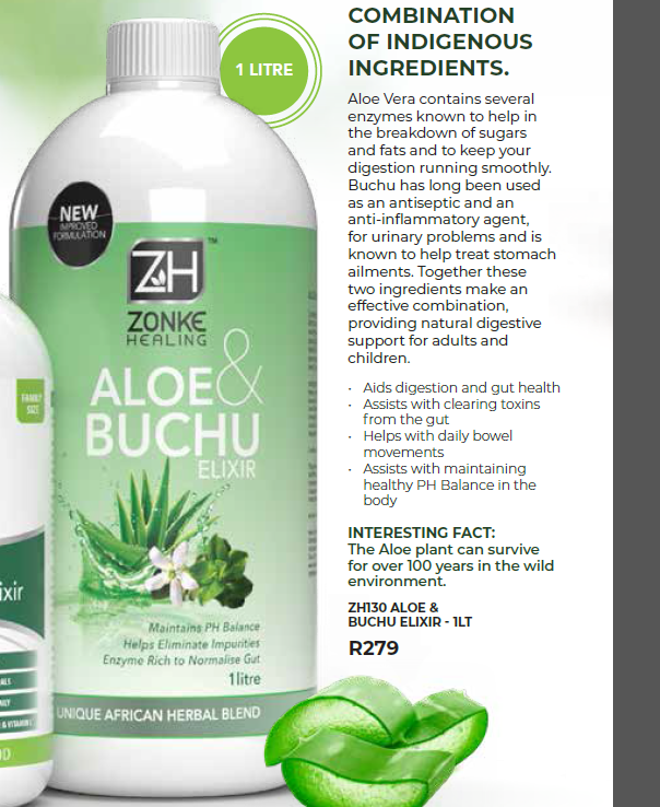 Aloe & Buchu Elixir  - 1Lt