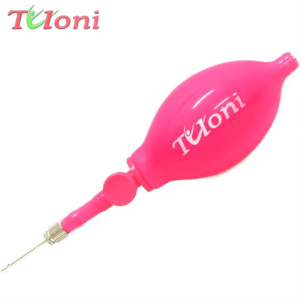 Ball mini inflator Tuloni 18 cm with Valve col. Pink Art. T1090