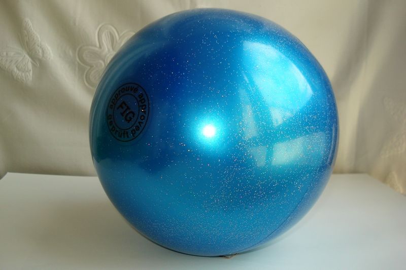 TULONI |  Ball Tuloni 16 cm Metallic-Glitter col. Blue Art. T0106