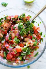 fresh salsa with mint (VG)