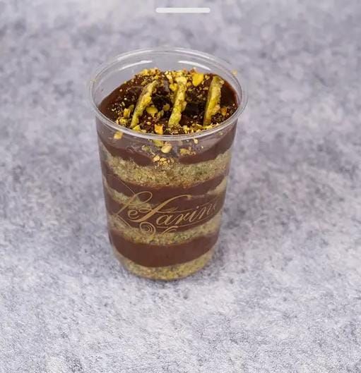 Pistachio Nutella In Cup For 2 Person