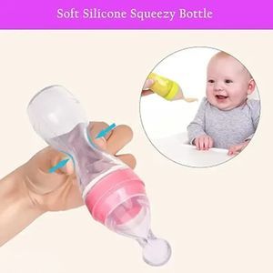 Baby spoon bottle feeder