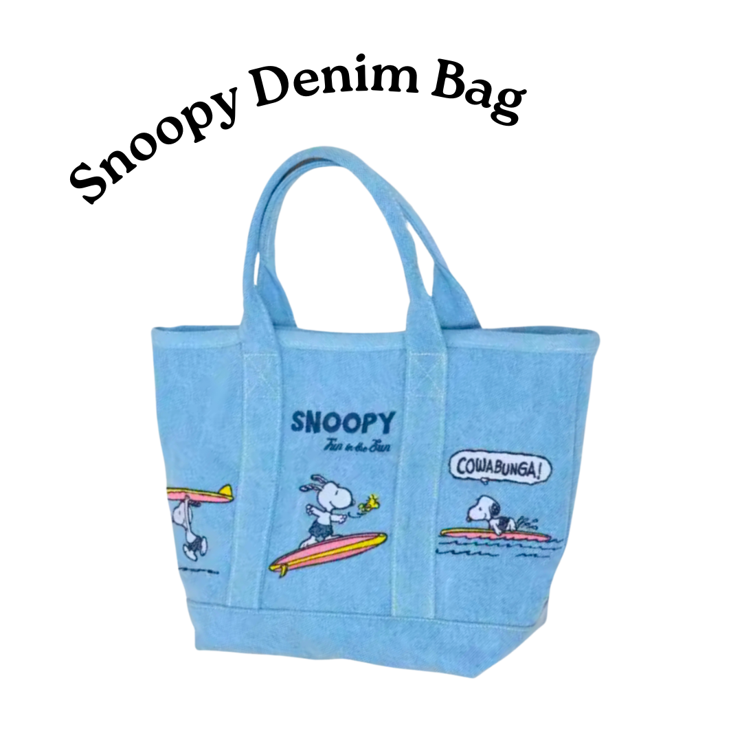 Snoopy Denim Bag