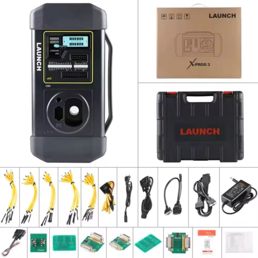  Launch X431 ECU & TCU Programmer With Full Set X431 ECU Module Cloning Device Connectors Package