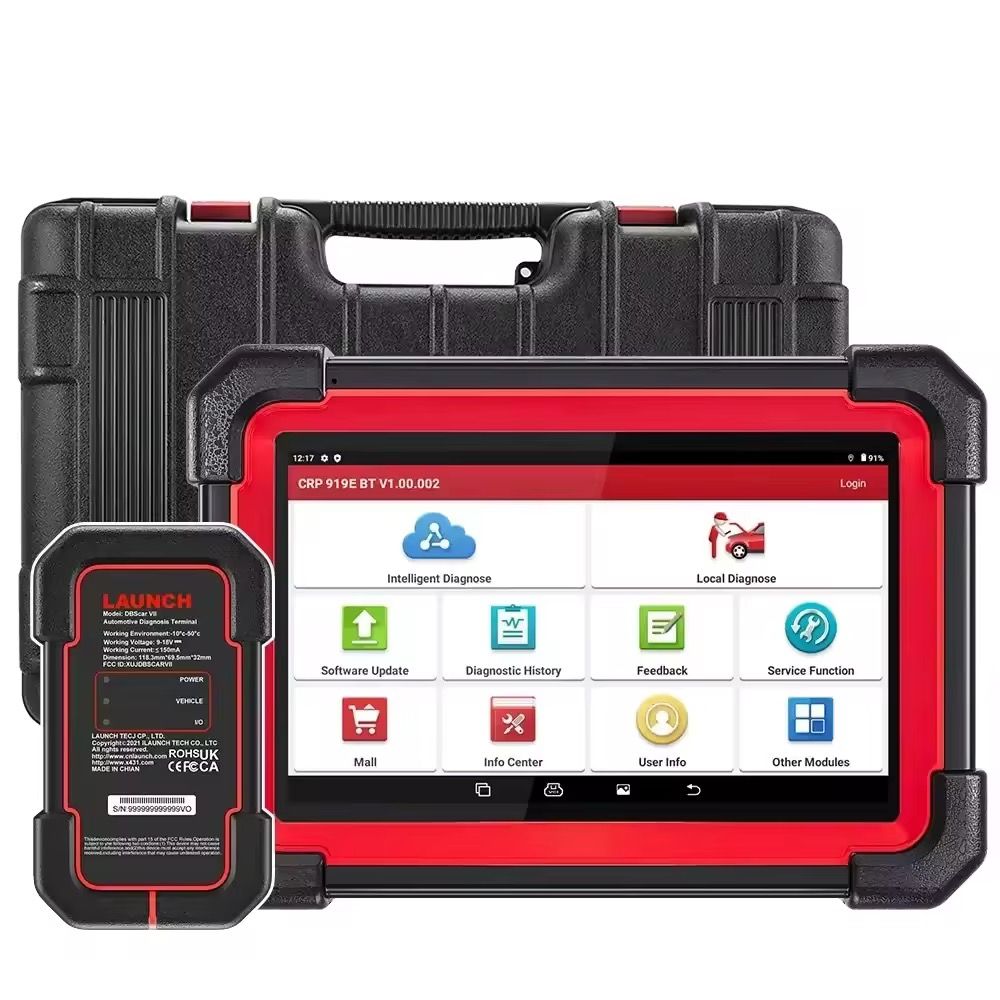  LAUNCH X431 CRP919E BT OBD2 Scanner Bidirectional Scan Tool added CAN FD/DolP All System Diagnostic 