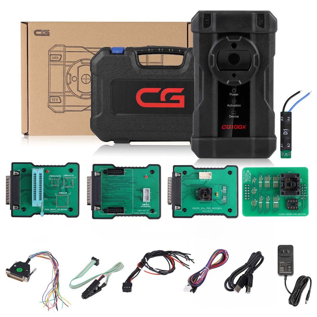 CGDI CG100X Smart Programmer for Airbag Reset Mileage Adjustment and Chip Reading with Free D1 Adapter Supports MQB 5A 5C 5D Clusters