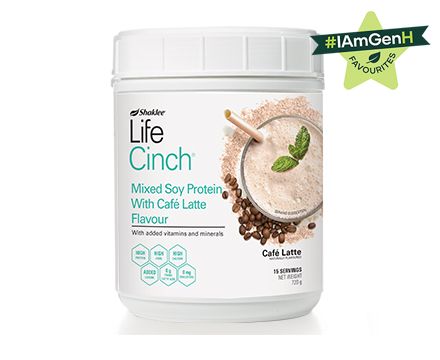 Life Cinch Mixed Soy Protein Café Latte Shake