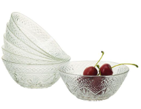 (6) Crystalite Dessert Bowls - 10.5cm