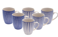 (6) Sky Coffee Mugs – 300ml