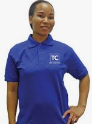 TC Blue Shirt With Collar - XXL