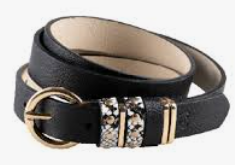 Indy Ladies Belt Black - Size L (New)