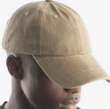 Berlin Men's Washed Peak Cap - Beige 