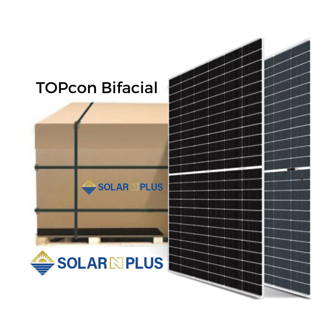 TOPCon SOLAR N PLUS, 580W, Bi-Facial, Pallet @ 29.5/- per watt