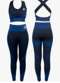 Carla Leggings - Blue Black M