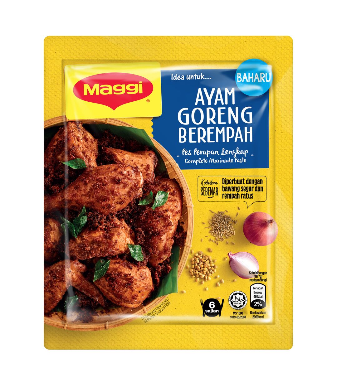 MAGGI PES AYAM GORENG BEREMPAH 100GM