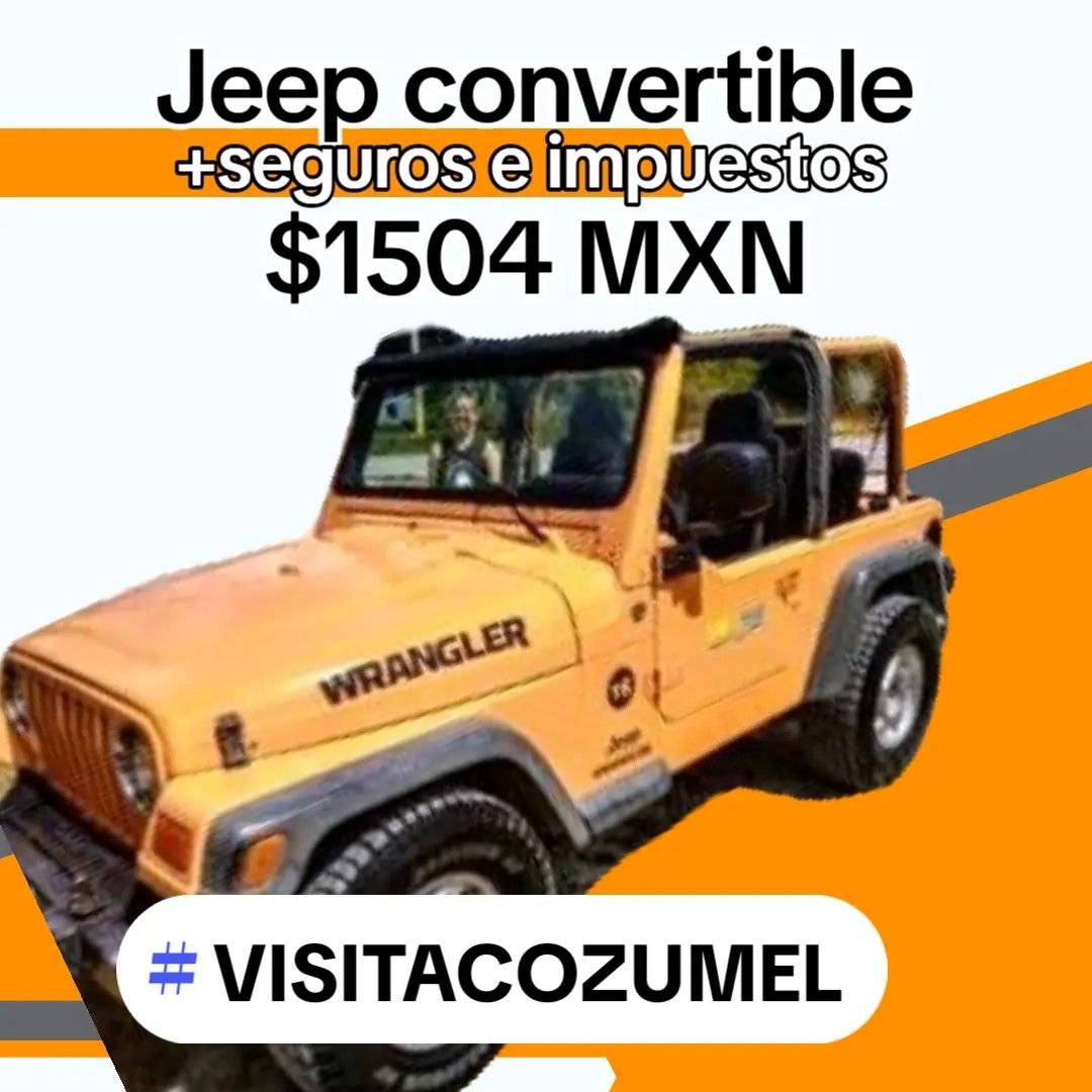 Jeep, estándar, abierto sin clima 4 pax