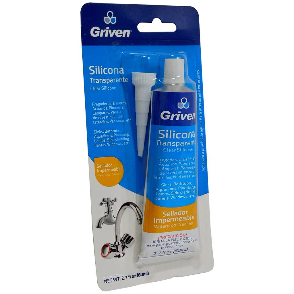 Silicon Transparente 80Ml Griven