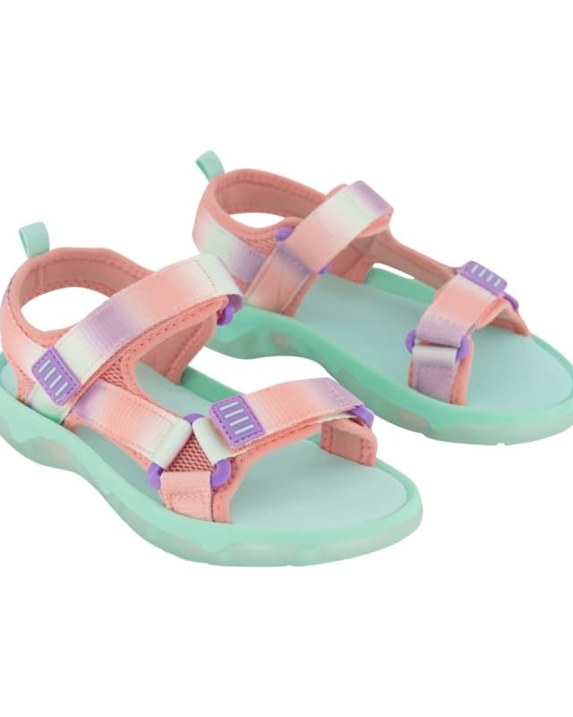 Junior Light Up Sandals - Lag Green - NEW