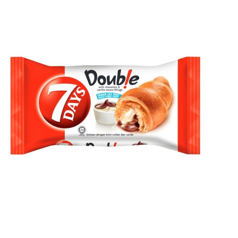 7Days Doublecream Chocolate and Vanilla - 62g