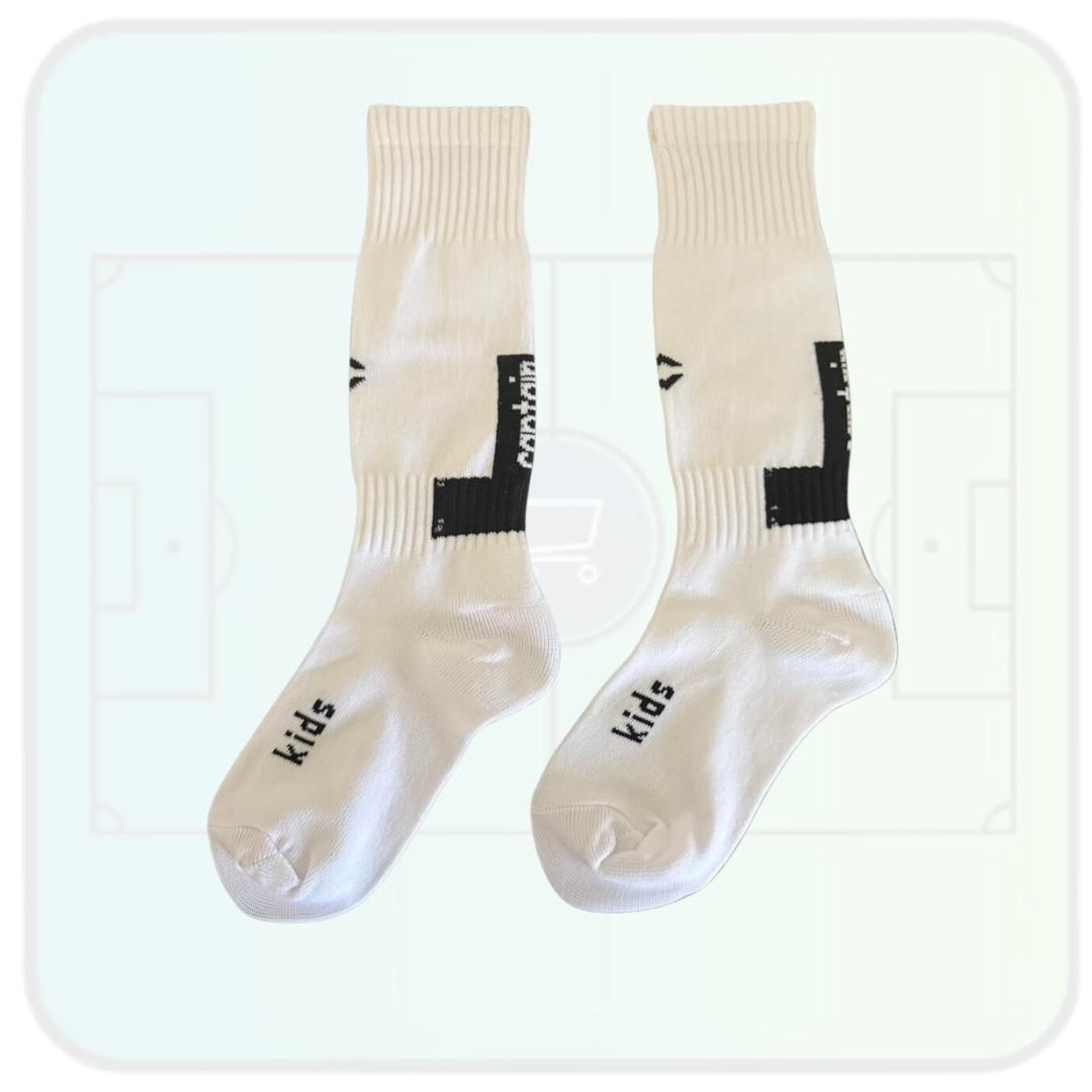 Captain - Academy(White), Below Knee Stockings(5yrs - 9yrs)