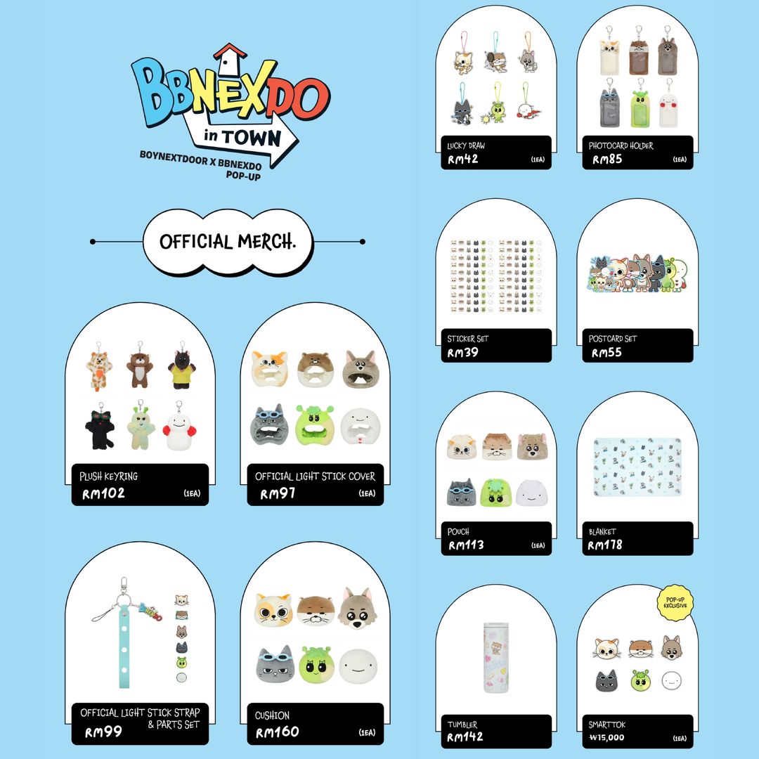 BOYNEXTDOOR BBBNEXDO OFFICIAL MERCH