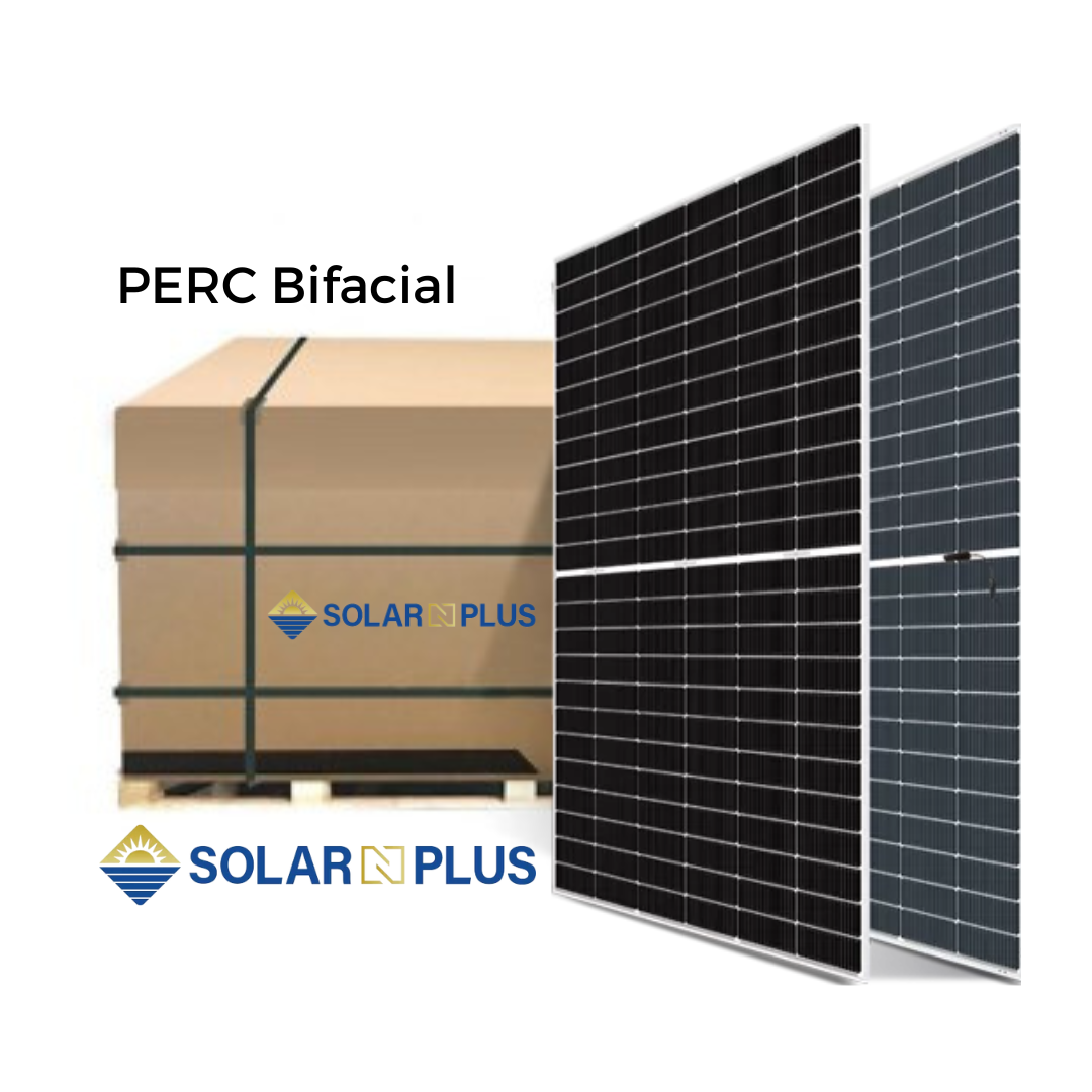 PERC SOLAR N PLUS, 555W, Bi-Facial, Pallet, @ 27.5/- per watt