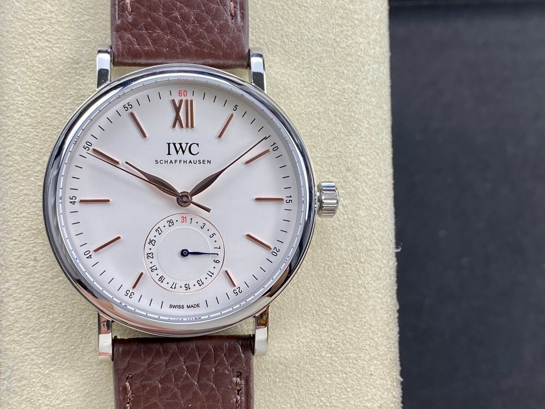 IWC Portofino Automatic White and Brown