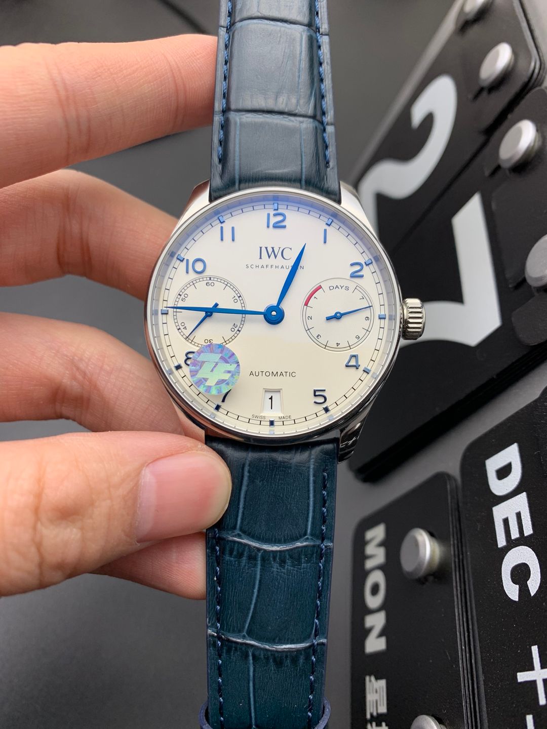 IWC Portugieser Automatic White and Blue