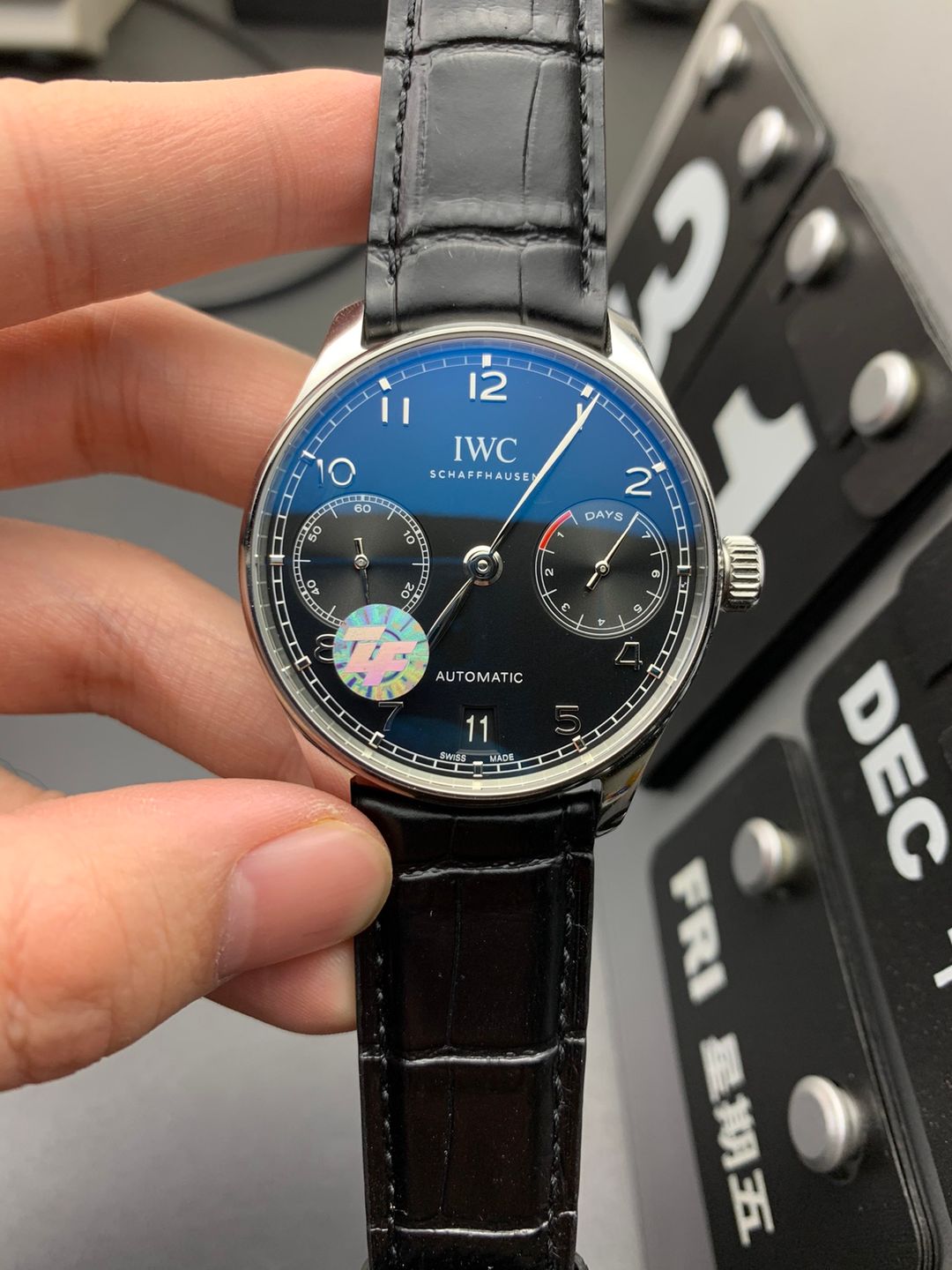 IWC Portugieser Automatic Blue and Black