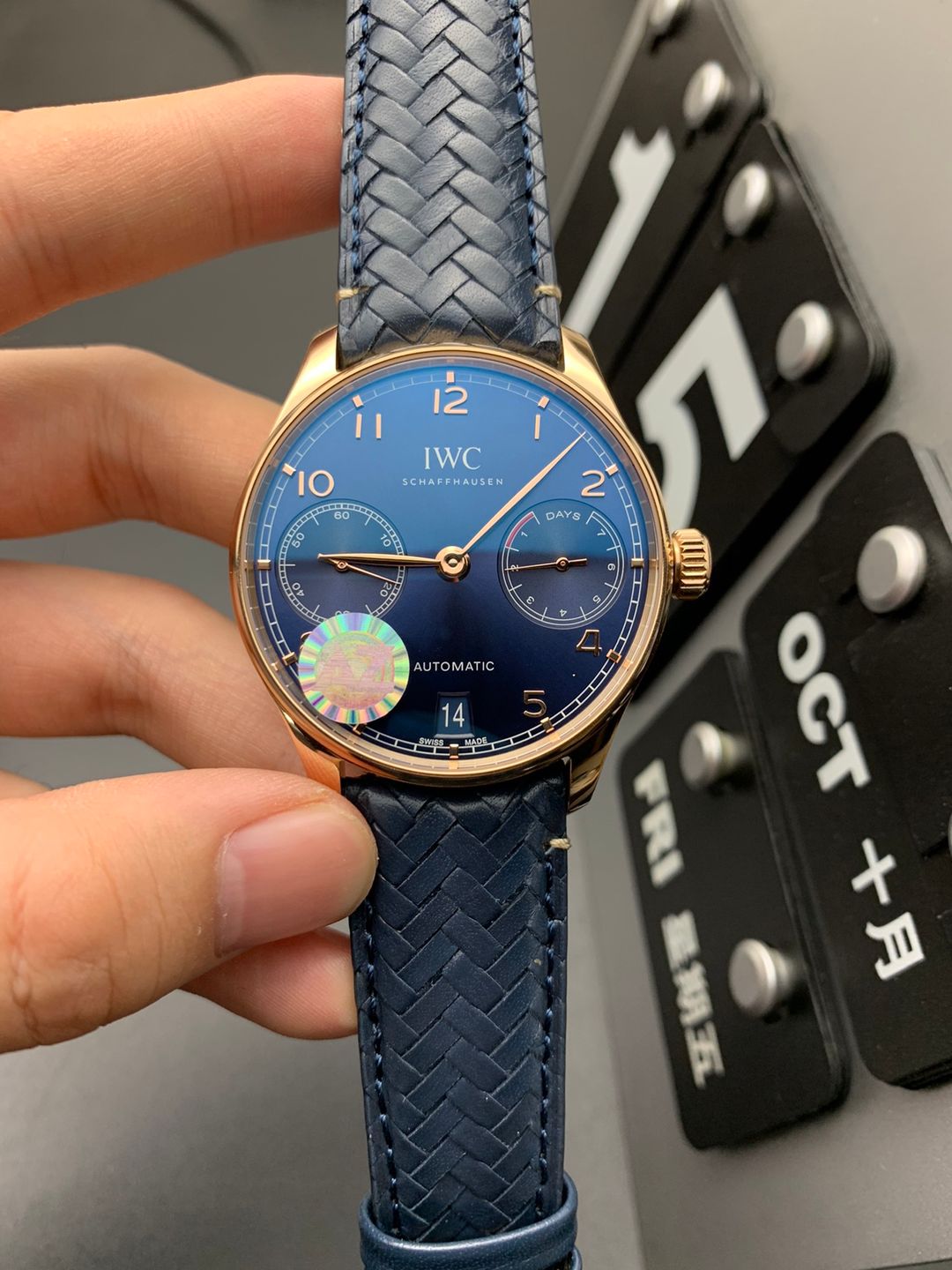 IWC Portugieser Automatic Blue and Gold