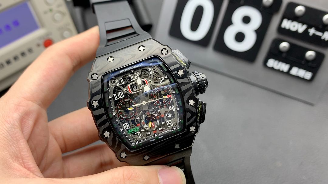 Richard Mille RM Black and Multicolor