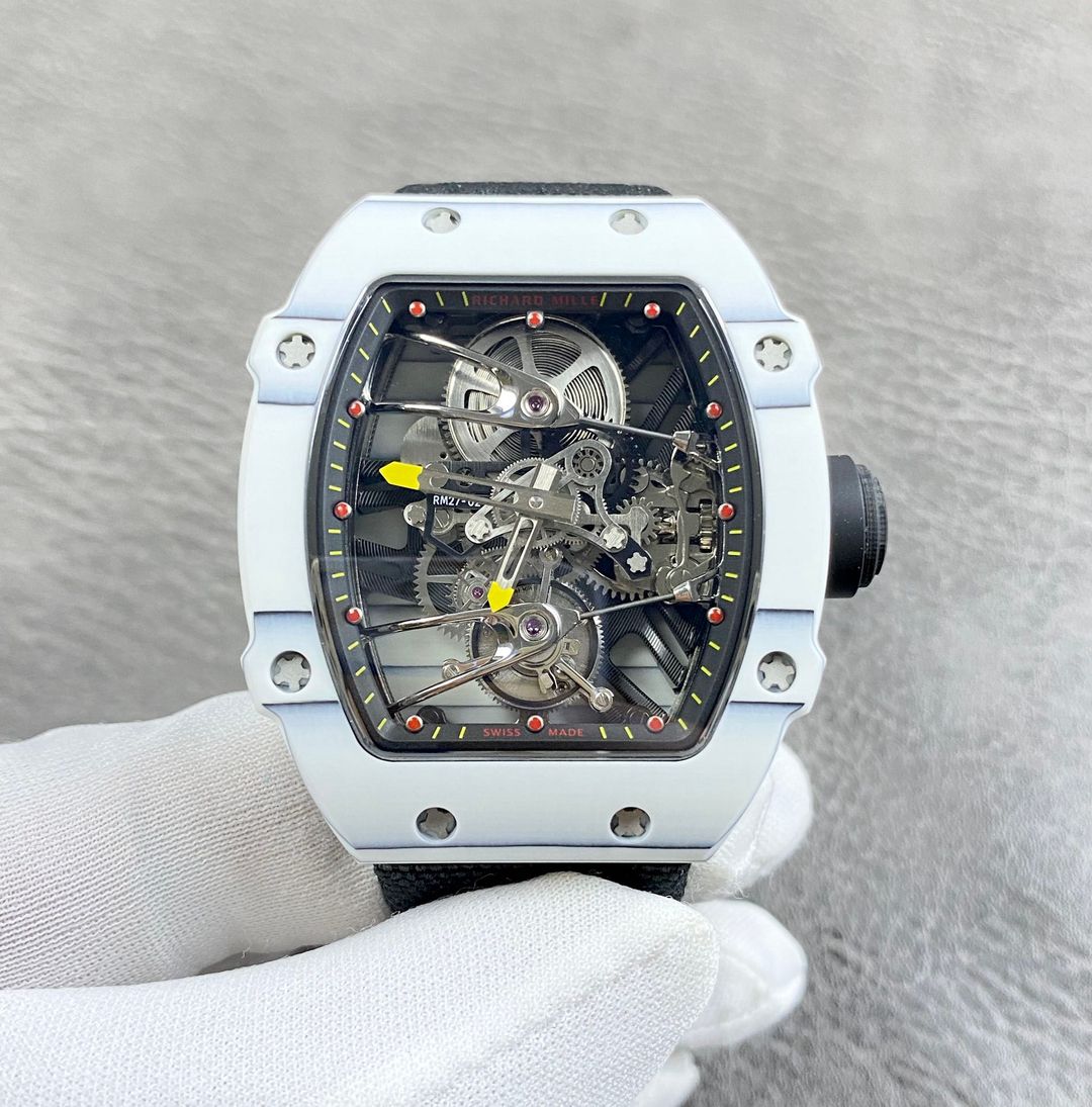 Richard Mille Skeletonized Watch White