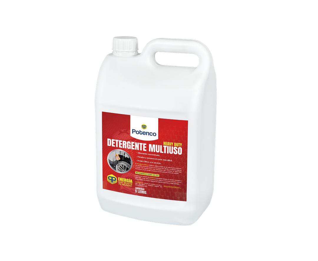 Potenco Detergente Heavy Duty - Galón 4 Litros