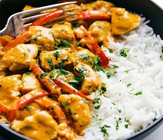 African Coconut Chicken Curry 