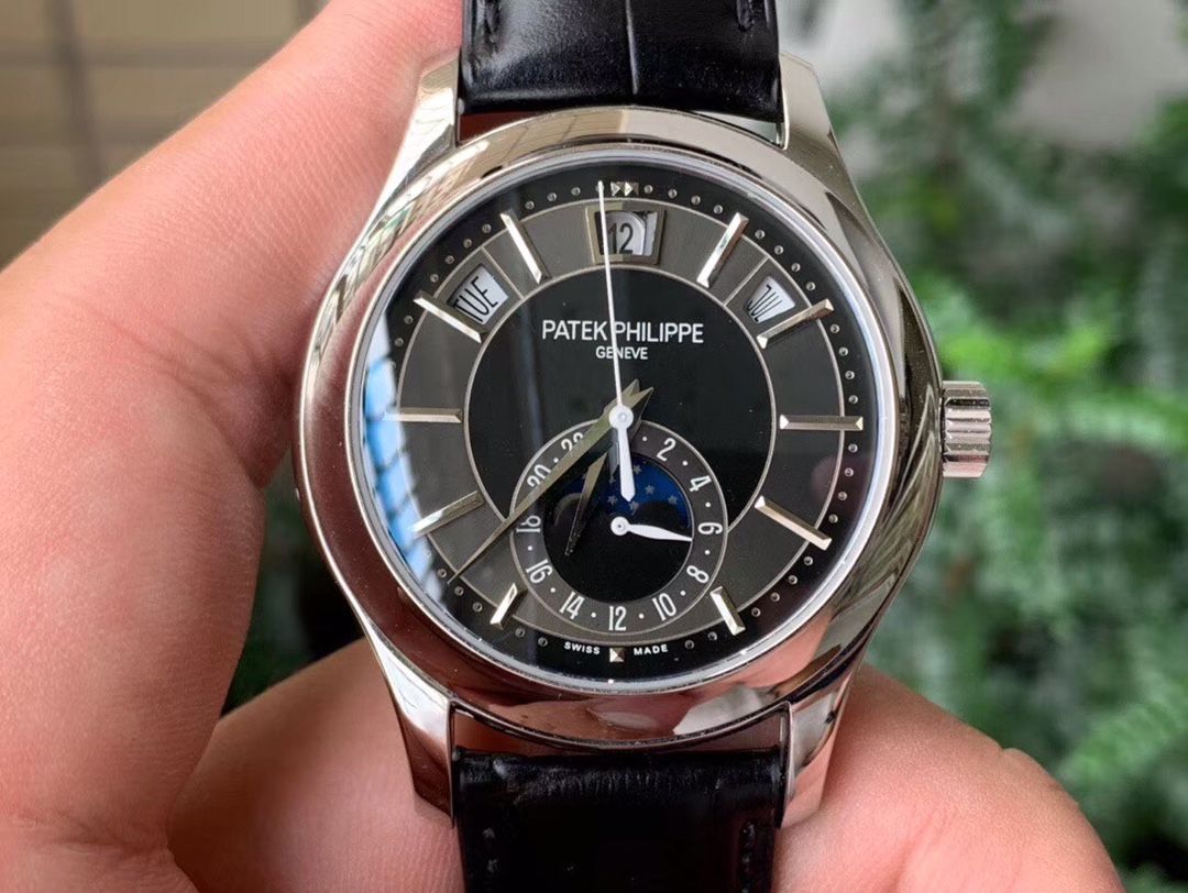 Patek Philippe Annual Calendar Moonphase Black