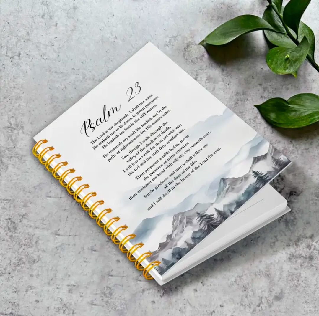 Psalm 23 Inspired Notebook