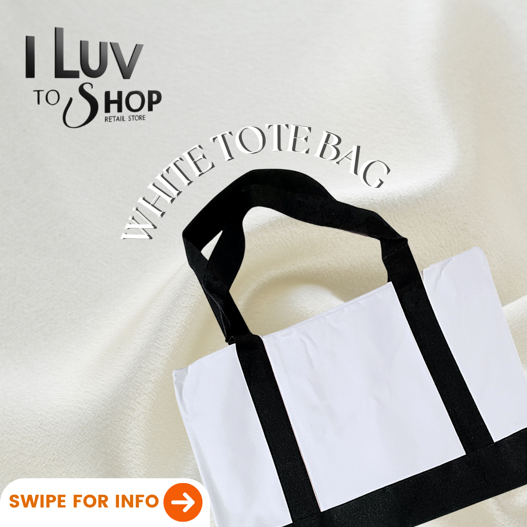 White Tote Bag