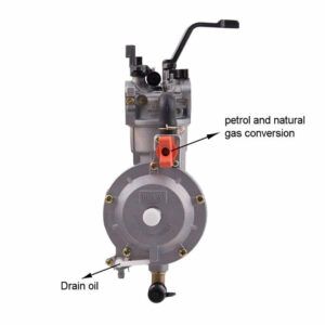 LP Gas Carburetor Dual Fuel Conversion Kit for 5/6KW Generators (Automatic Choke