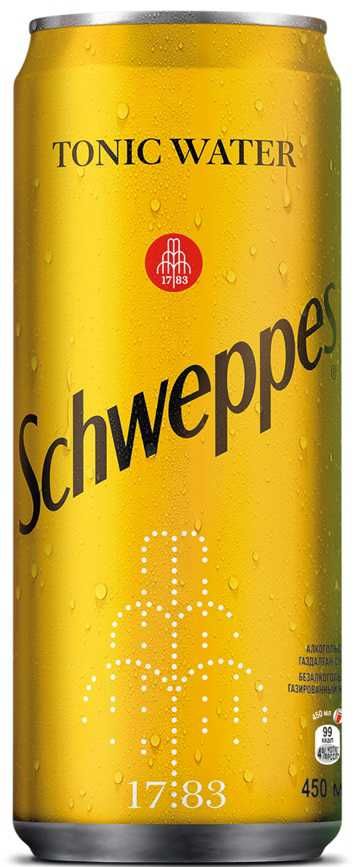 Schweppes Тоник 450мл ж/б