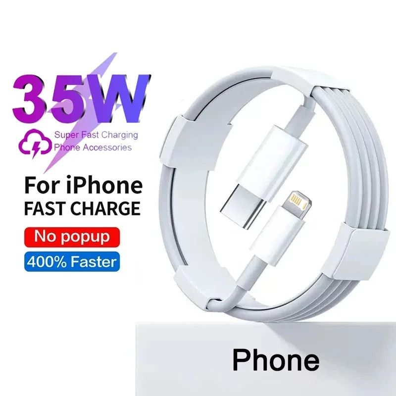 For PD 35W Fast Quick Charger USB Type C For iPhone 15 14 13 12 11 Pro Max Mini Plus XR XS Charging Data Cable Accessories