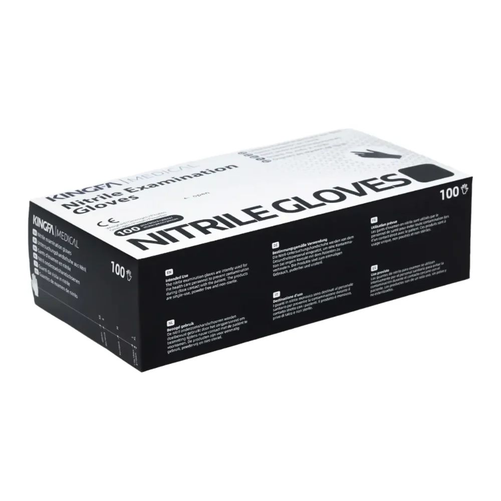 NITRILE BLACK GLOVES 