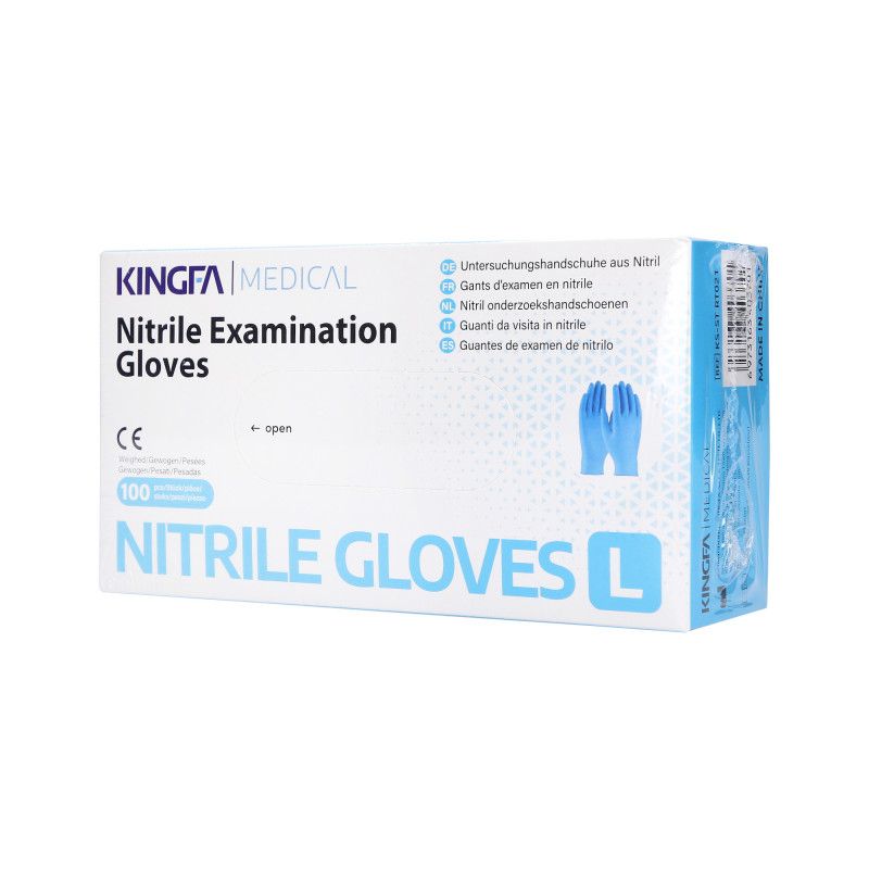 NITRILE BLUE GLOVES 