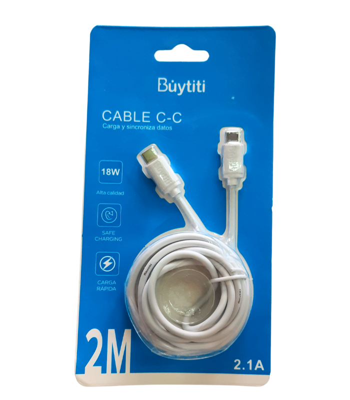 Cable C-C carga y sincroniza datos 2.1a