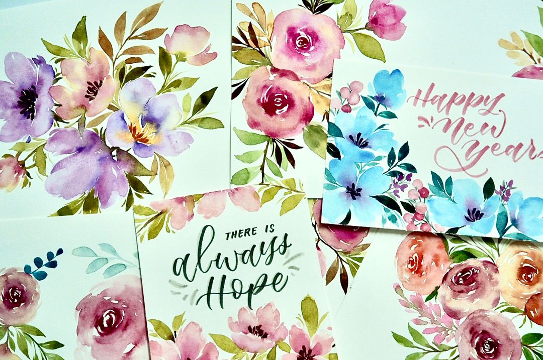 Loose Floral & Calligraphy Class